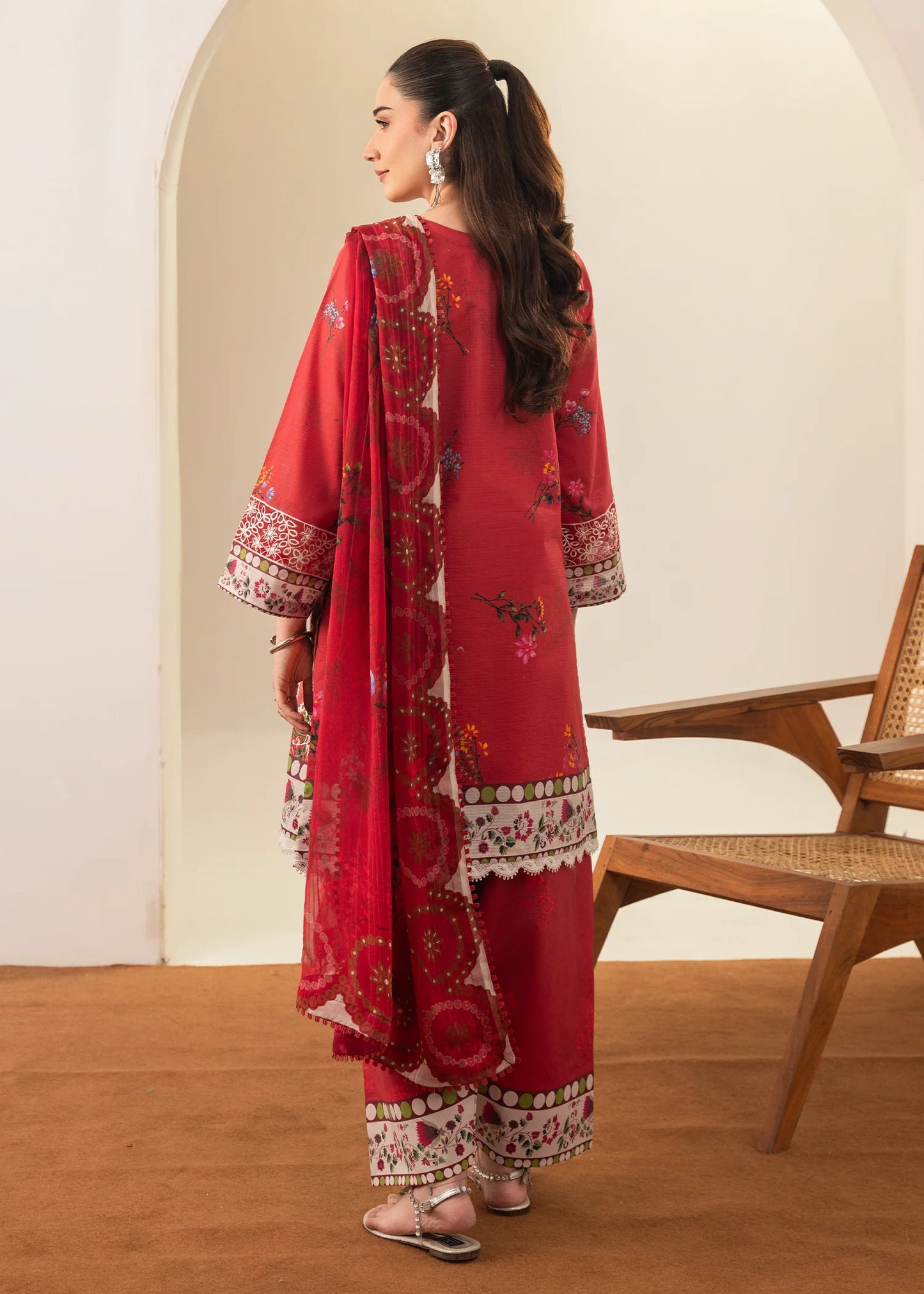 Amal Solace by Allys - Embroidered Chikankari 3 Piece Stitched Suit (DL – 03)