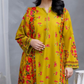 Hayat Summer Printed Kaftan Stitched 3 Piece Suit (05)