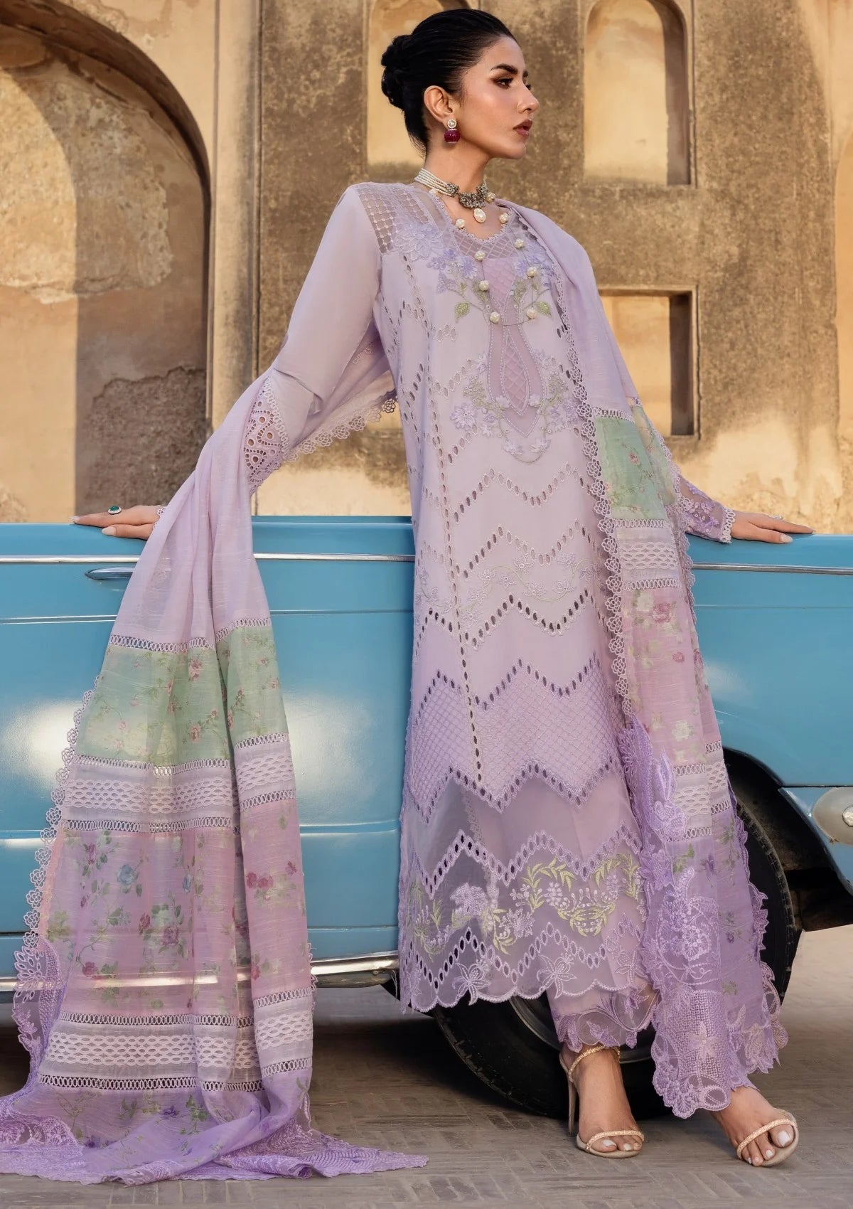 Saira Shakira by Bloom Unstitched Suite Lawn 26 (AMBRE 7-B)