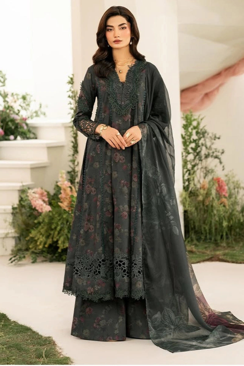 Iznik  Festive 3-Piece Lawn | Embroidered & Printed Ready-to-Wear