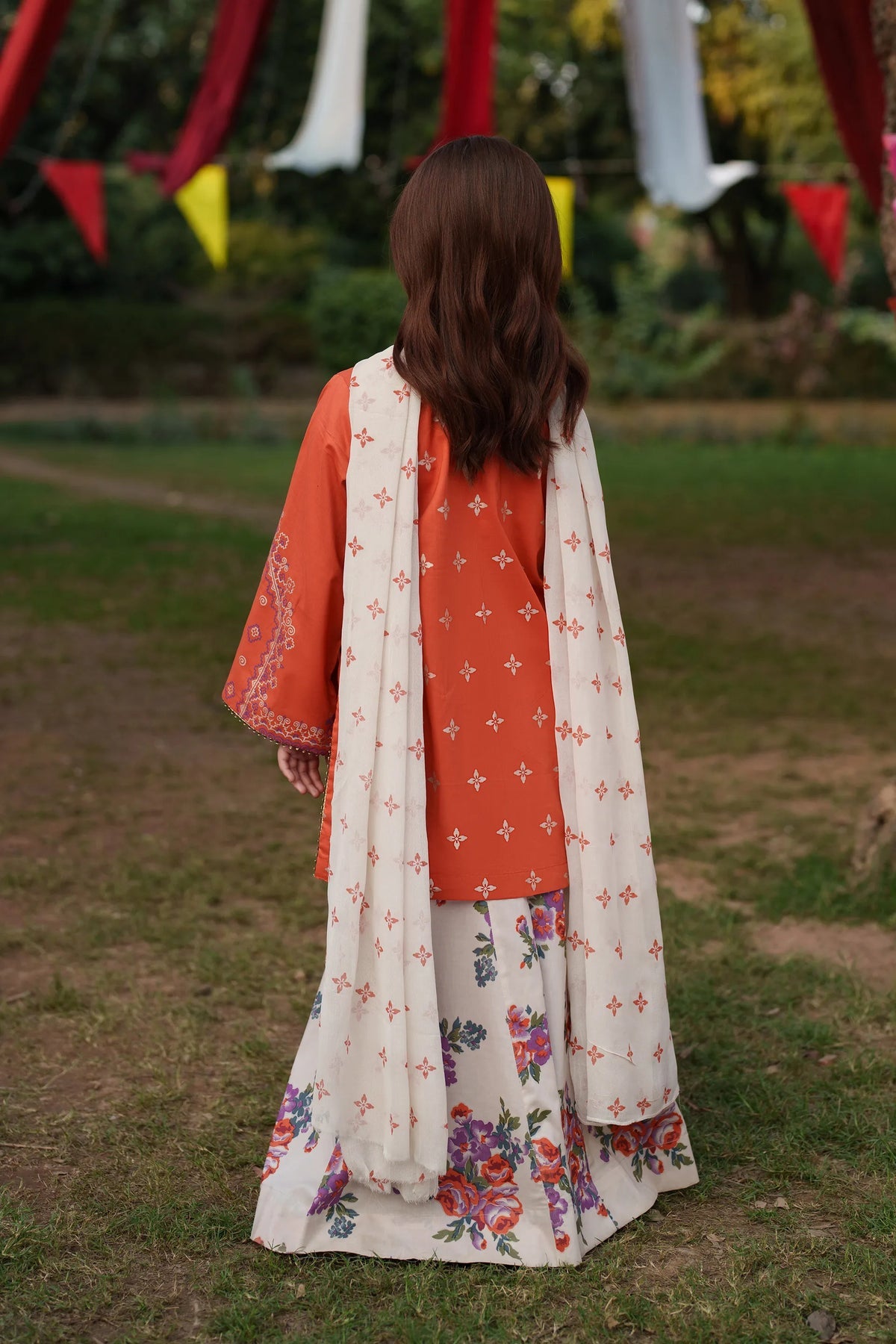Garnet Embroidered Lawn Stitched 3 Piece Suit (Pixie) | Summer Collection 2026