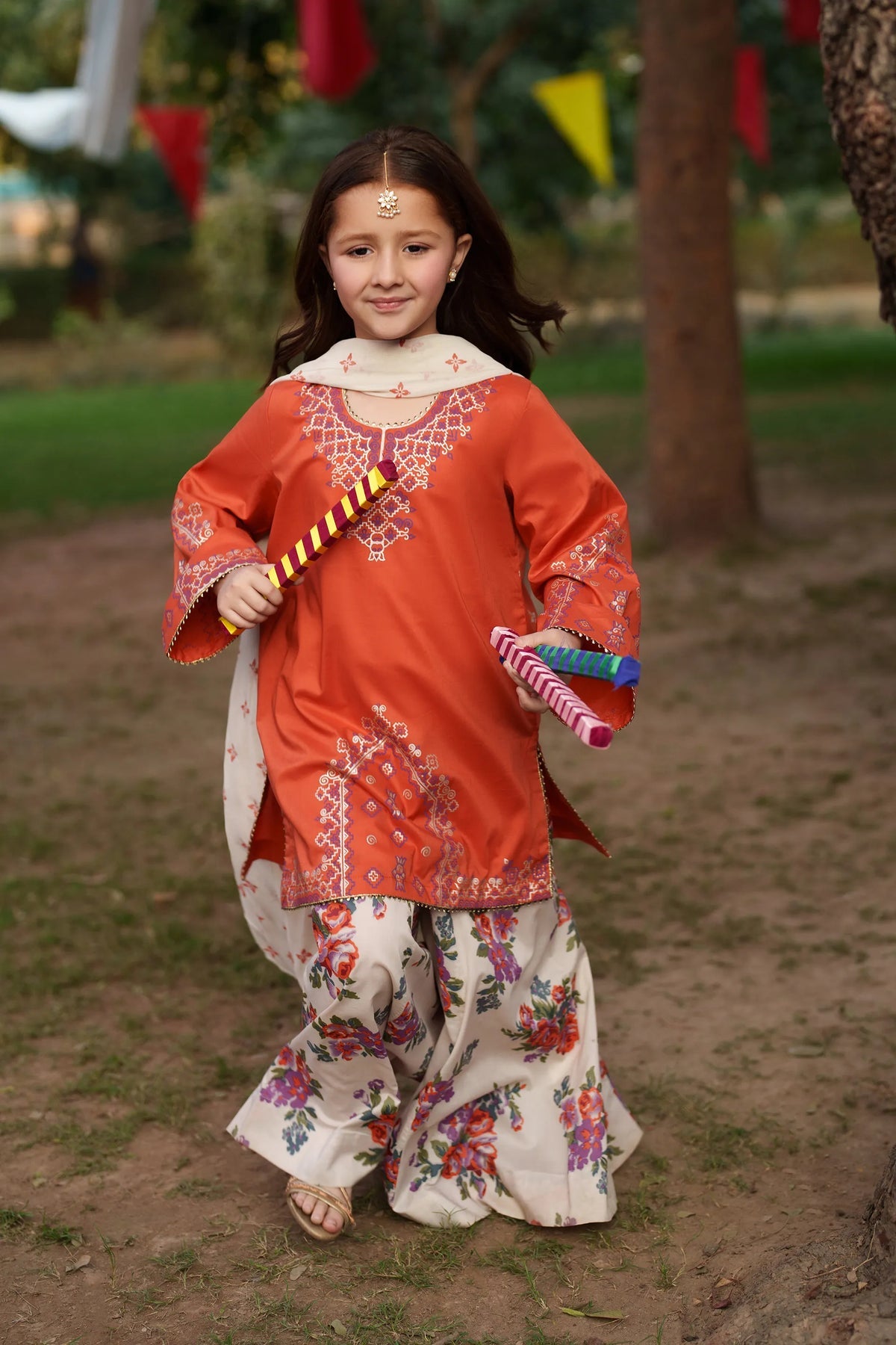 Garnet Embroidered Lawn Stitched 3 Piece Suit (Pixie) | Summer Collection 2026