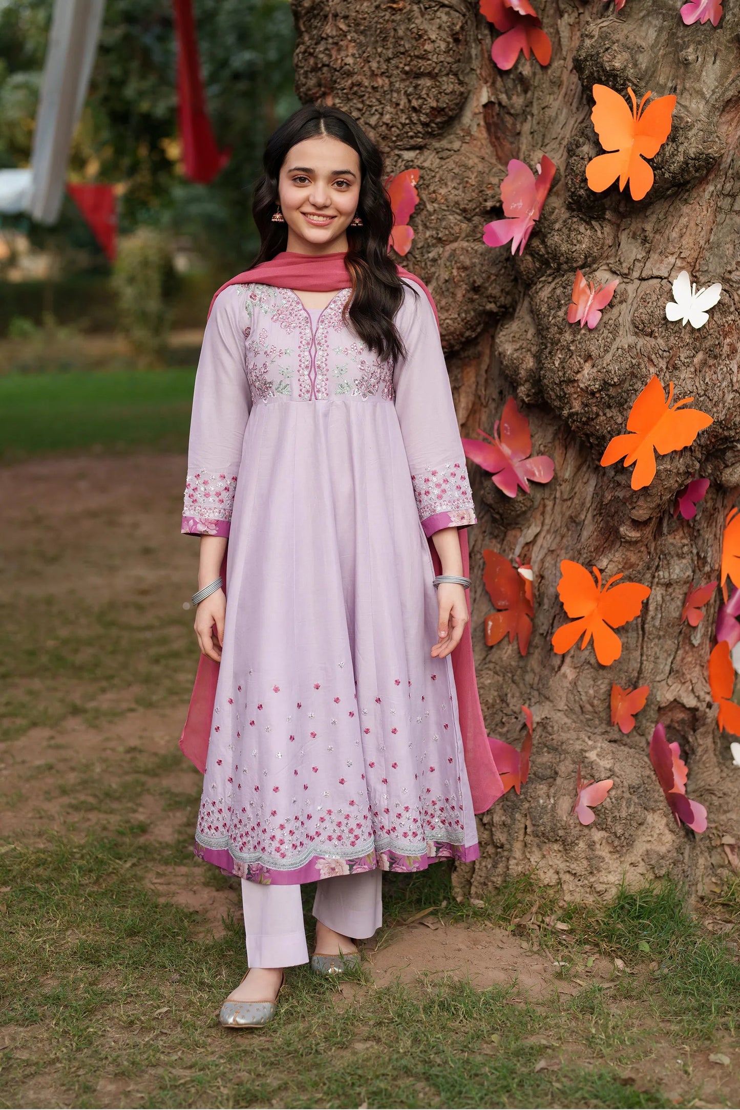 Garnet Embroidered Lawn Stitched 3 Piece Suit (Summer Wish) | Summer Collection 2026