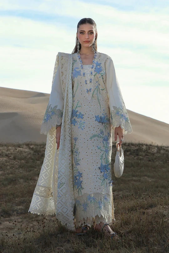 Rang Rasiya – Nooreh | Luxury 3D Floral Embroidered Lawn 3-Piece Suit