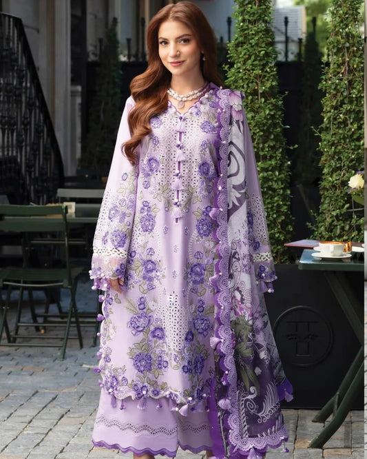 Jade Ombre Starlet Luxury Lawn – Chikankari Embroidered Unstitched 3-Piece Suit | 20824