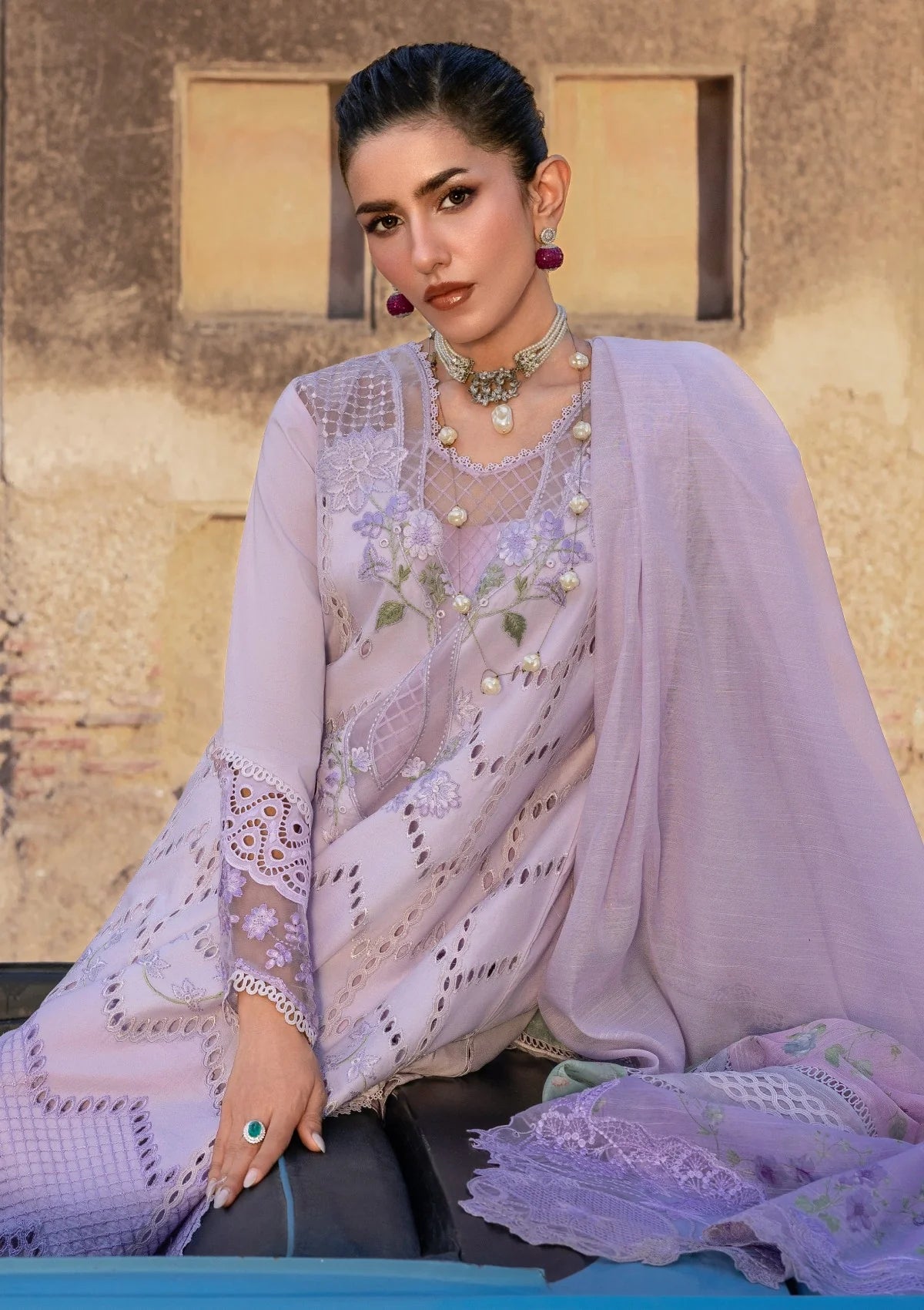 Saira Shakira by Bloom Unstitched Suite Lawn 26 (AMBRE 7-B)
