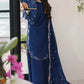 QALAMKAR Sahil | Luxury Chikankari Embroidered 3PC Lawn Suit with Chiffon Dupatta | ESMA