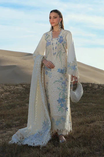 Rang Rasiya – Nooreh | Luxury 3D Floral Embroidered Lawn 3-Piece Suit