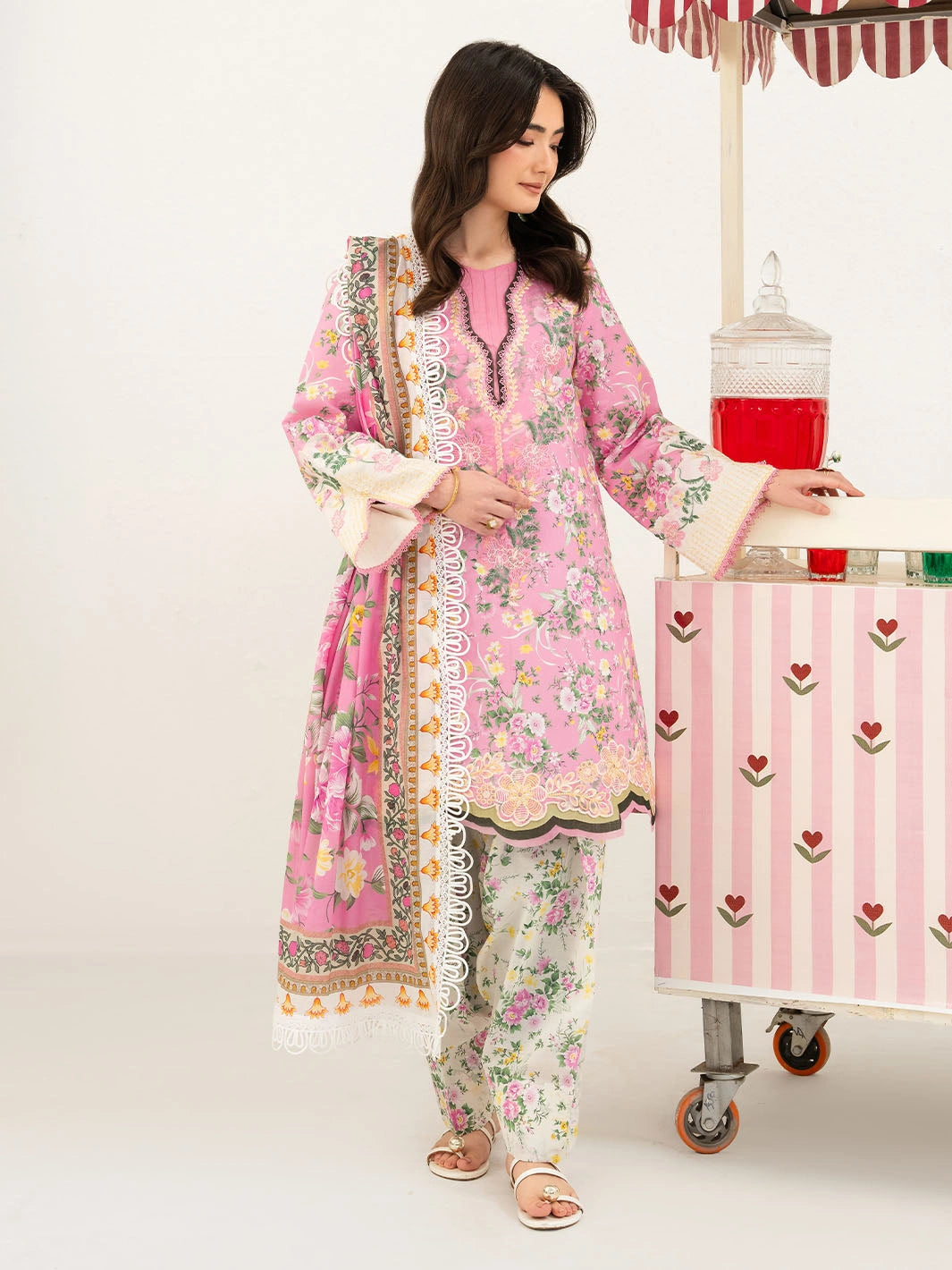 Annaya by Mahnur | Embroidered Lawn Unstitched 3-Piece Suit A-015