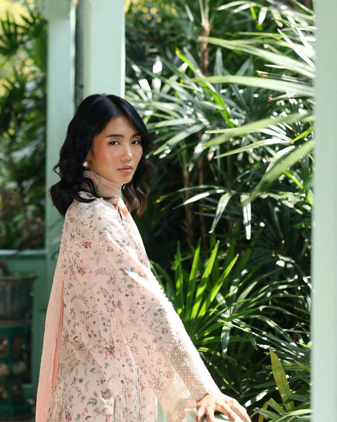 Qalamkar Qprints | Digital Printed Lawn Chikankari Embroidered Unstitched Suit | KENA