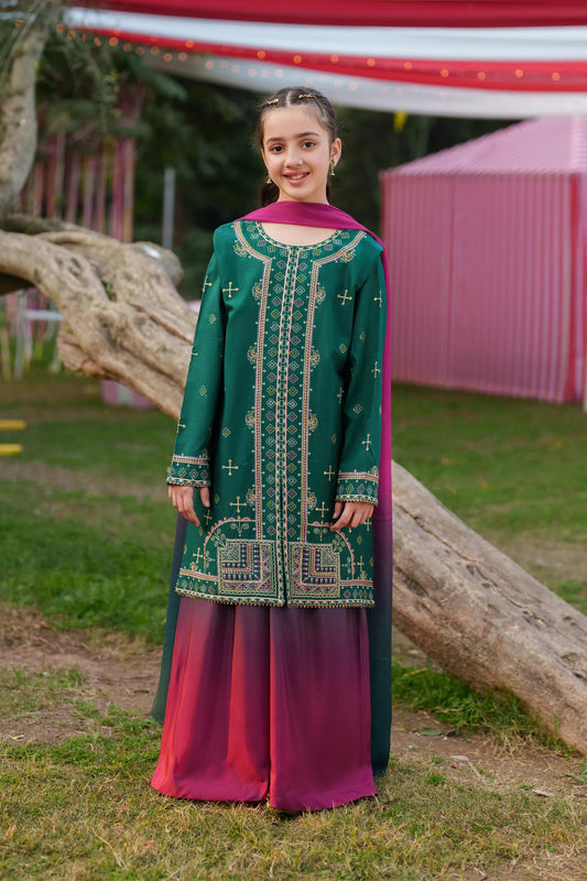 Garnet Embroidered Lawn Stitched 3 Piece Suit (Clover Dream) | Summer Collection 2026