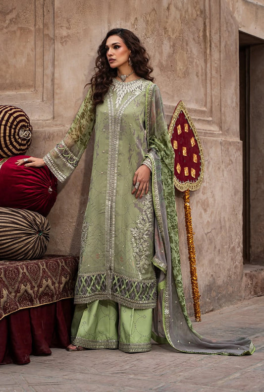 Vasal by Charizma | Premium Embroidered Formal Chiffon 4-Piece Suit with Pure Chiffon Dupatta - VSL6-06