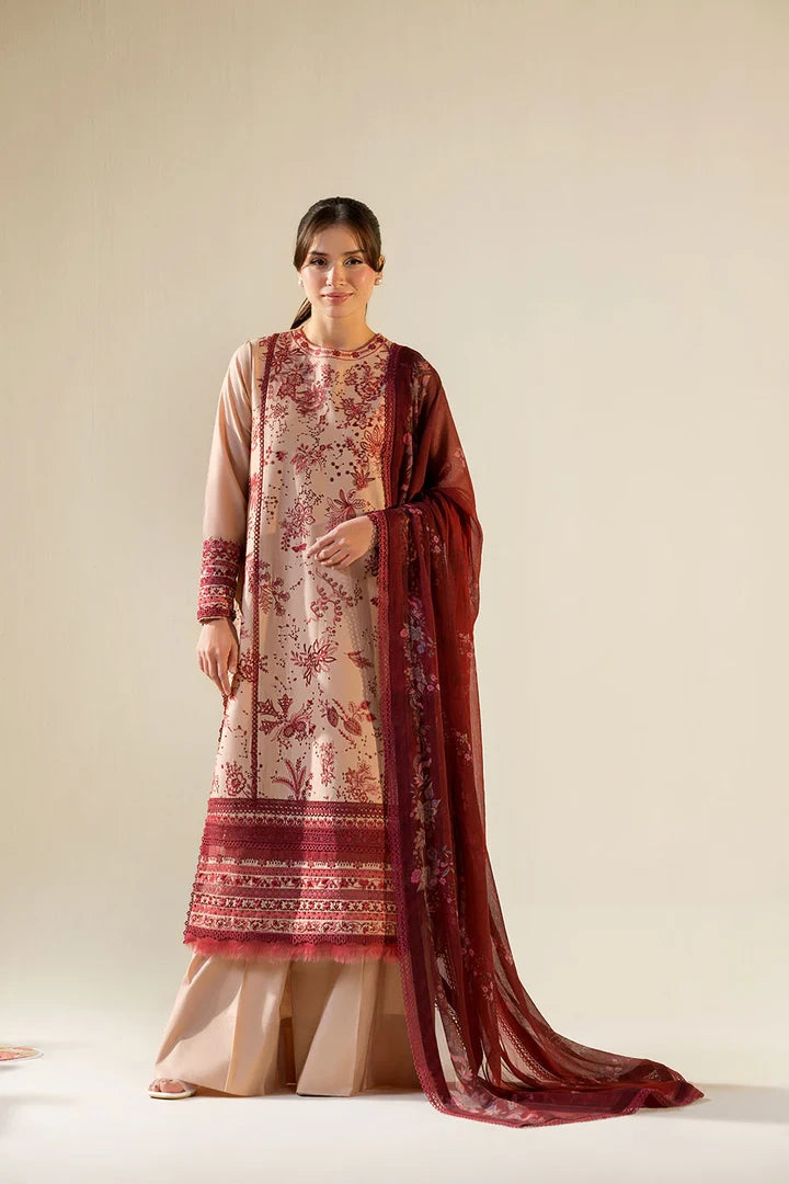 Sobia Nazir VITAL Embroidered 3 Piece Unstitched Lawn Suit (V-9A)