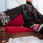 MariaB MBasics-Embroidered Lawn 3 Piece Unstitched Suit with Chiffon Dupatta (D06A)