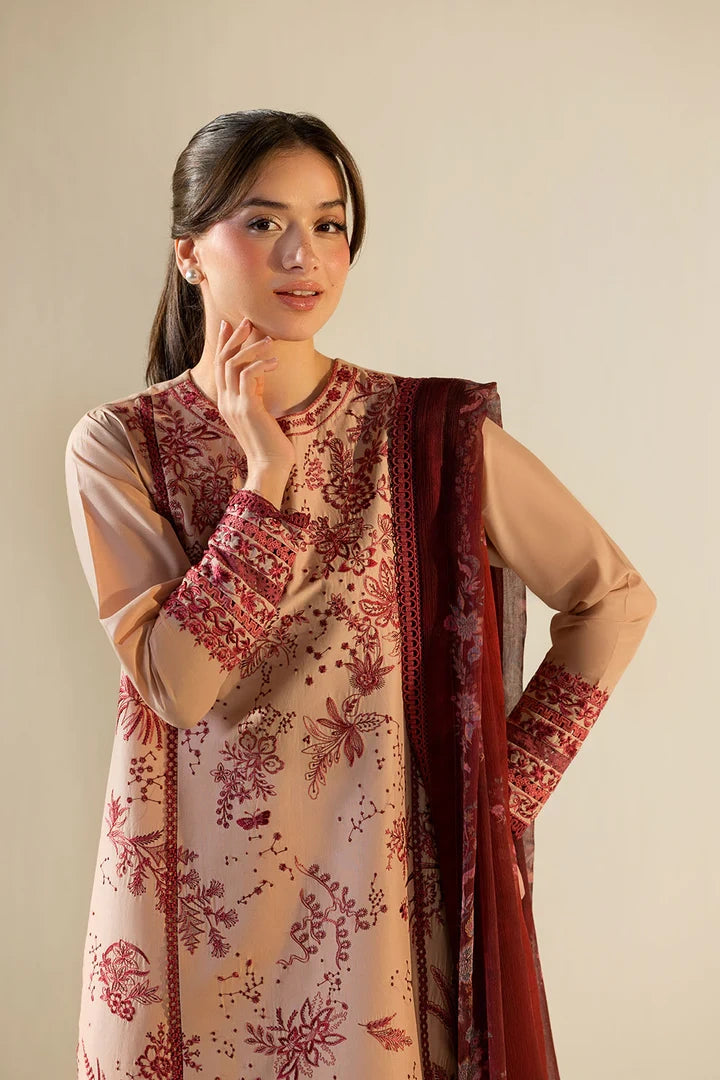 Sobia Nazir VITAL Embroidered 3 Piece Unstitched Lawn Suit (V-9A)