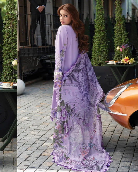 Jade Ombre Starlet Luxury Lawn – Chikankari Embroidered Unstitched 3-Piece Suit | 20824