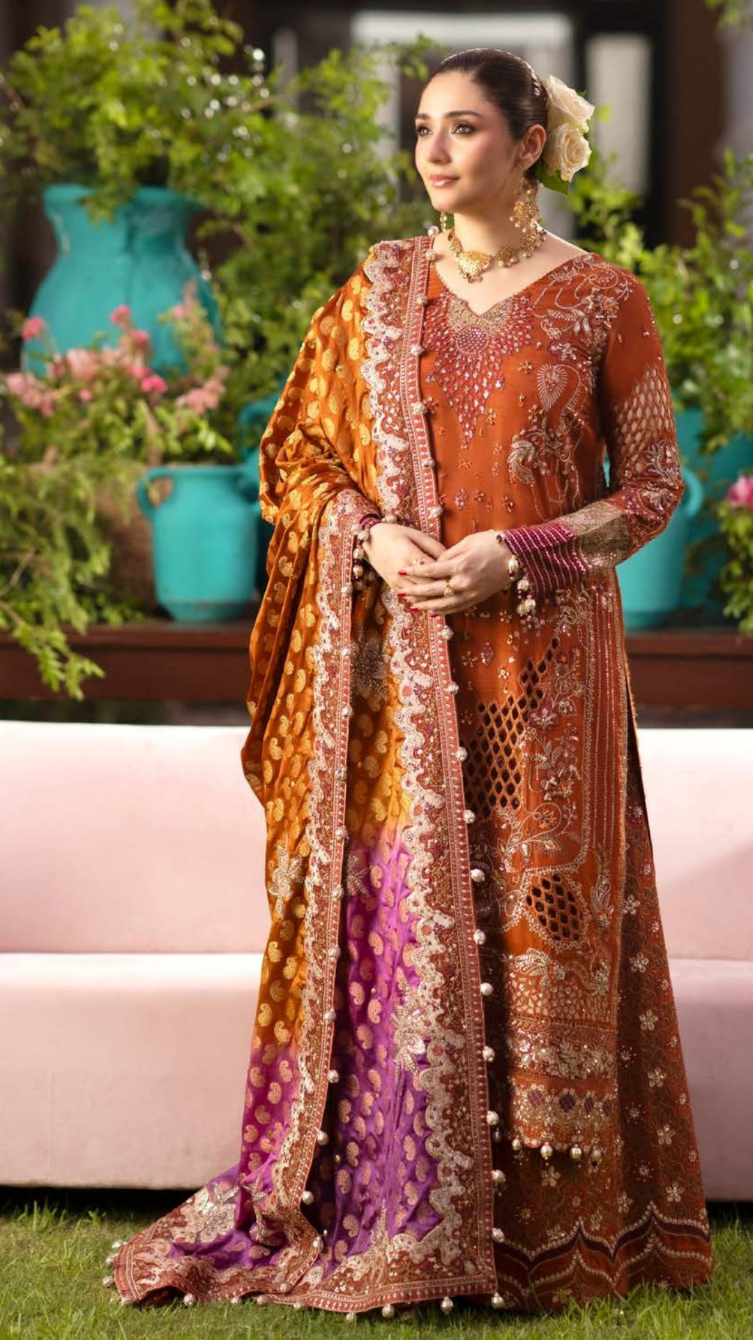 Nureh Jhoomro Embroidered Unstitched 3 peice Luxury Formals suite 2026 (NL-98)