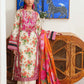 NISSA Floral Symphony – Embroidered & Printed Lawn Suit by Rajbari (Unstitched) 05