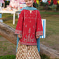 Garnet Embroidered Lawn Stitched 3 Piece Suit (Jelly Bean) | Summer Collection 2026