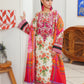 NISSA Floral Symphony – Embroidered & Printed Lawn Suit by Rajbari (Unstitched) 05