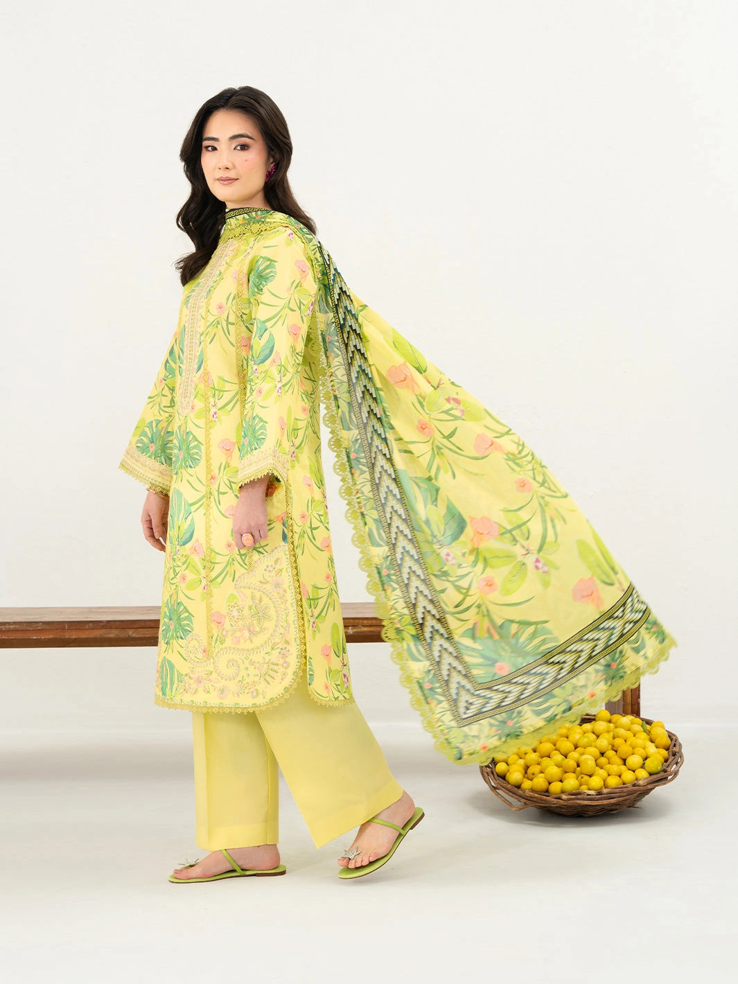 Annaya by Mahnur | Embroidered Lawn Unstitched 3-Piece Suit A-017