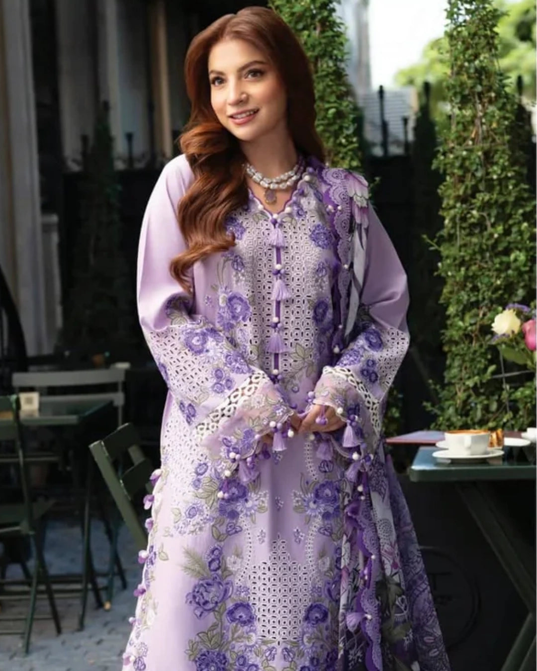 Jade Ombre Starlet Luxury Lawn – Chikankari Embroidered Unstitched 3-Piece Suit | 20824
