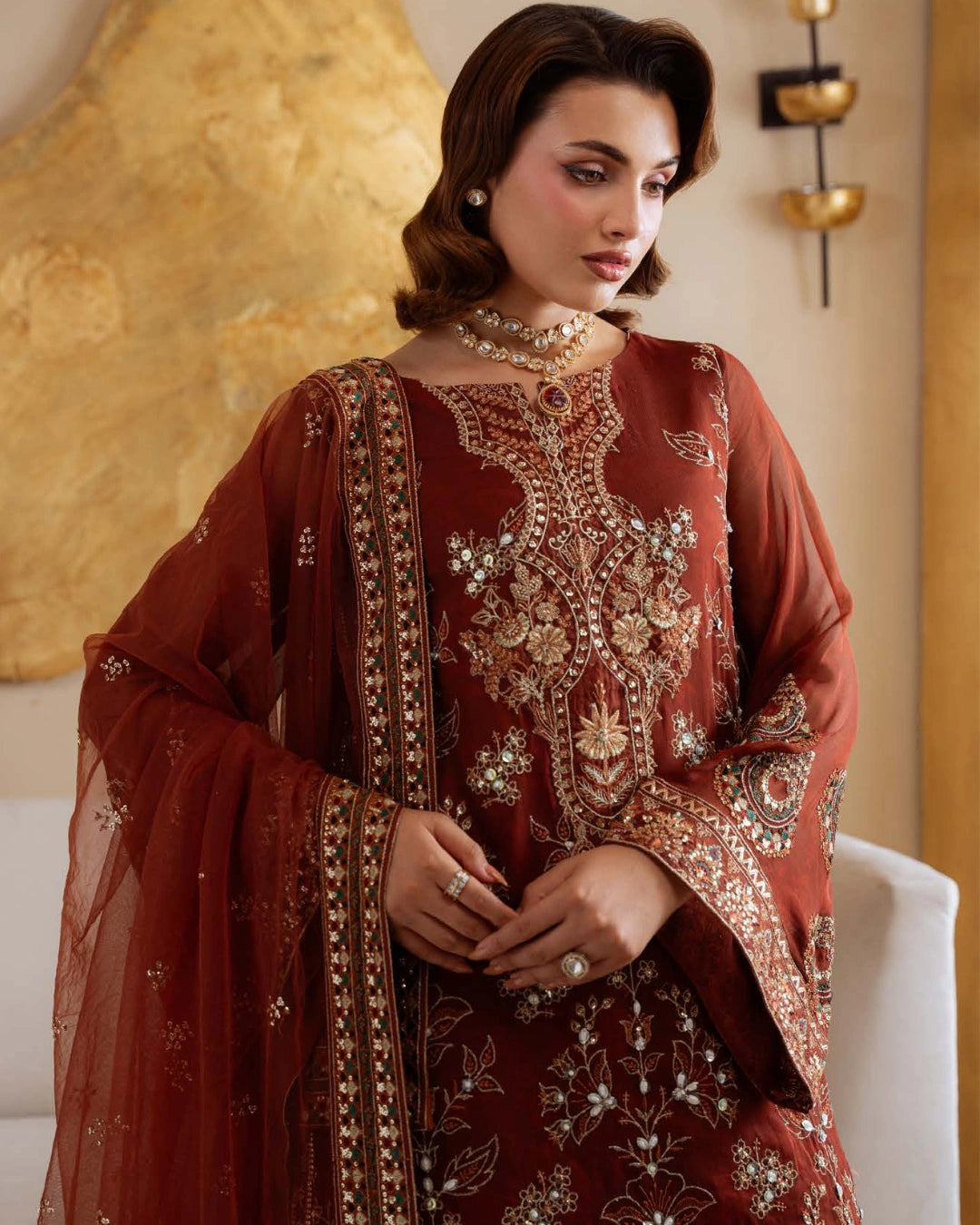 Amaya by Nureh AM-35| A Festive Masterpiece of Luxury & Elegance | Unstitched