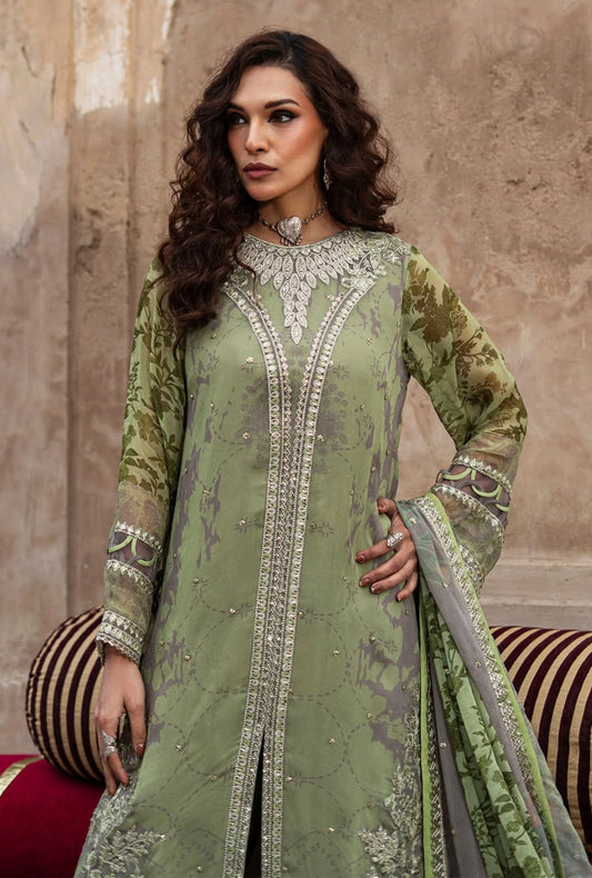 Vasal by Charizma | Premium Embroidered Formal Chiffon 4-Piece Suit with Pure Chiffon Dupatta - VSL6-06