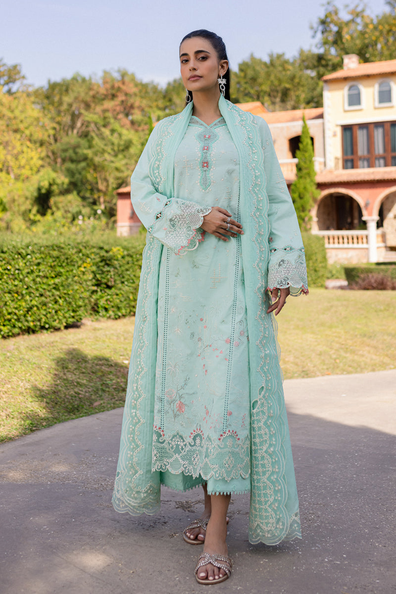 Qalamkar Chikankari Unstitched