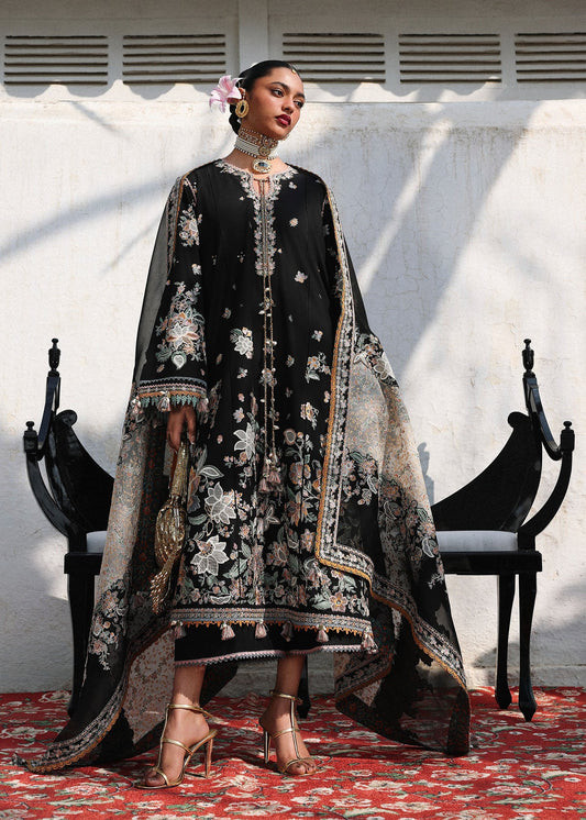 Hussain Rehar Luxury Lawn by Sable – 3 Piece Unstitched Suit