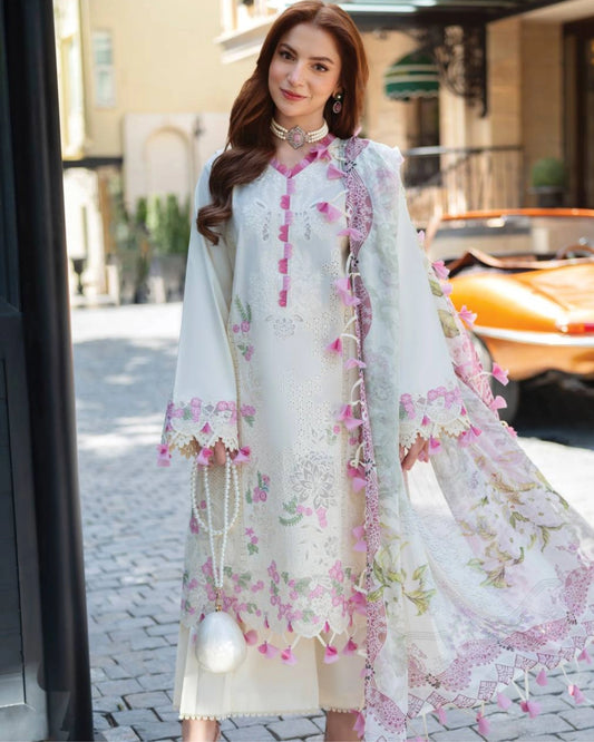 Jade Ombre Starlet Luxury Lawn – Chikankari Embroidered stitched 3-Piece Suit | 20818