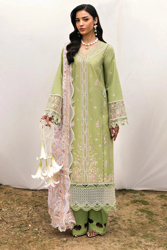 Qalamkar Qlinekari Inlays – Chikankari Embroidered Lawn Ready to Wear (DC #01)