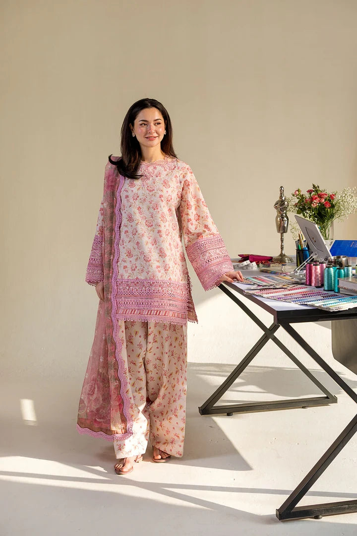 Sobia Nazir VITAL Embroidered 3 Piece Unstitched Lawn Suit (V-1A)