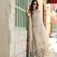 Noor Luxe Chikankari 3-Piece Unstitched Lawn Embroidered Suit (D6 - A)