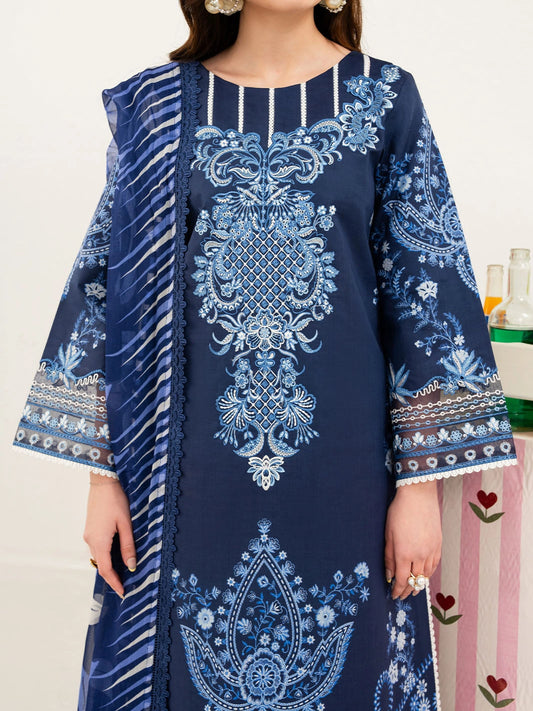 Annaya by Mahnur |  Embroidered Lawn Unstitched 3-Piece Suit A-018