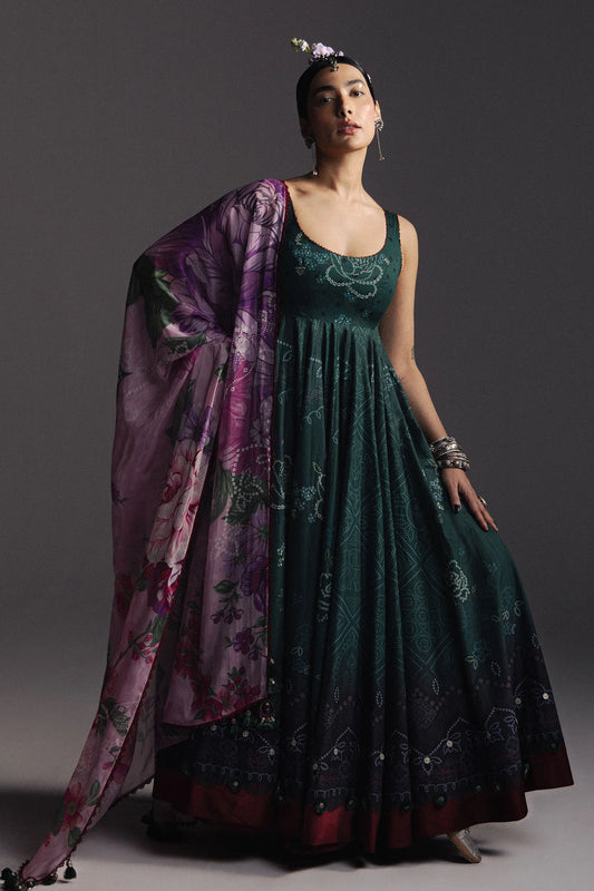Anarkali by Zara Shahjahan Unstitched Digital Printed Pima Lawn Suit (Nayab-D4)