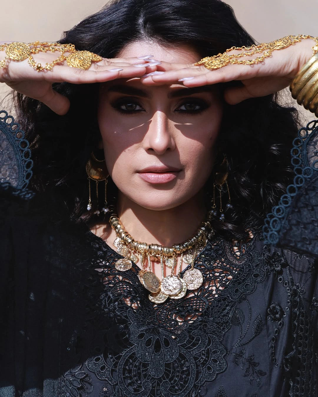 Nureh Aman – Ne-01 | Luxury Embroidered Lawn 3-Piece Suit