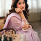 AZURE - EID ENSEMBLES unstitch chiffon 3 pc suite (Wisteria)