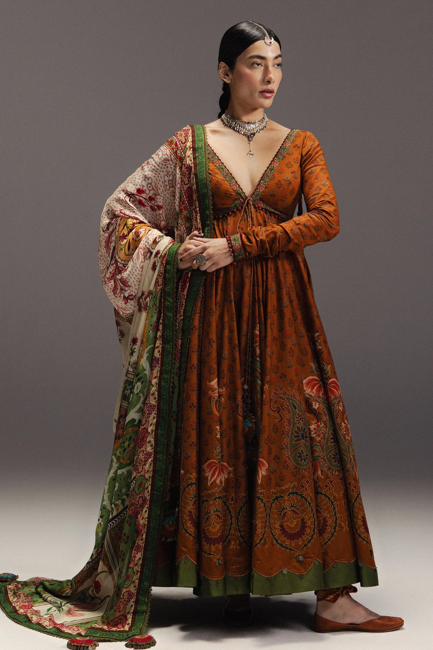 Anarkali by Zara Shahjahan Unstitched Digital Printed Pima Lawn Suit (Zarfashan-D9)