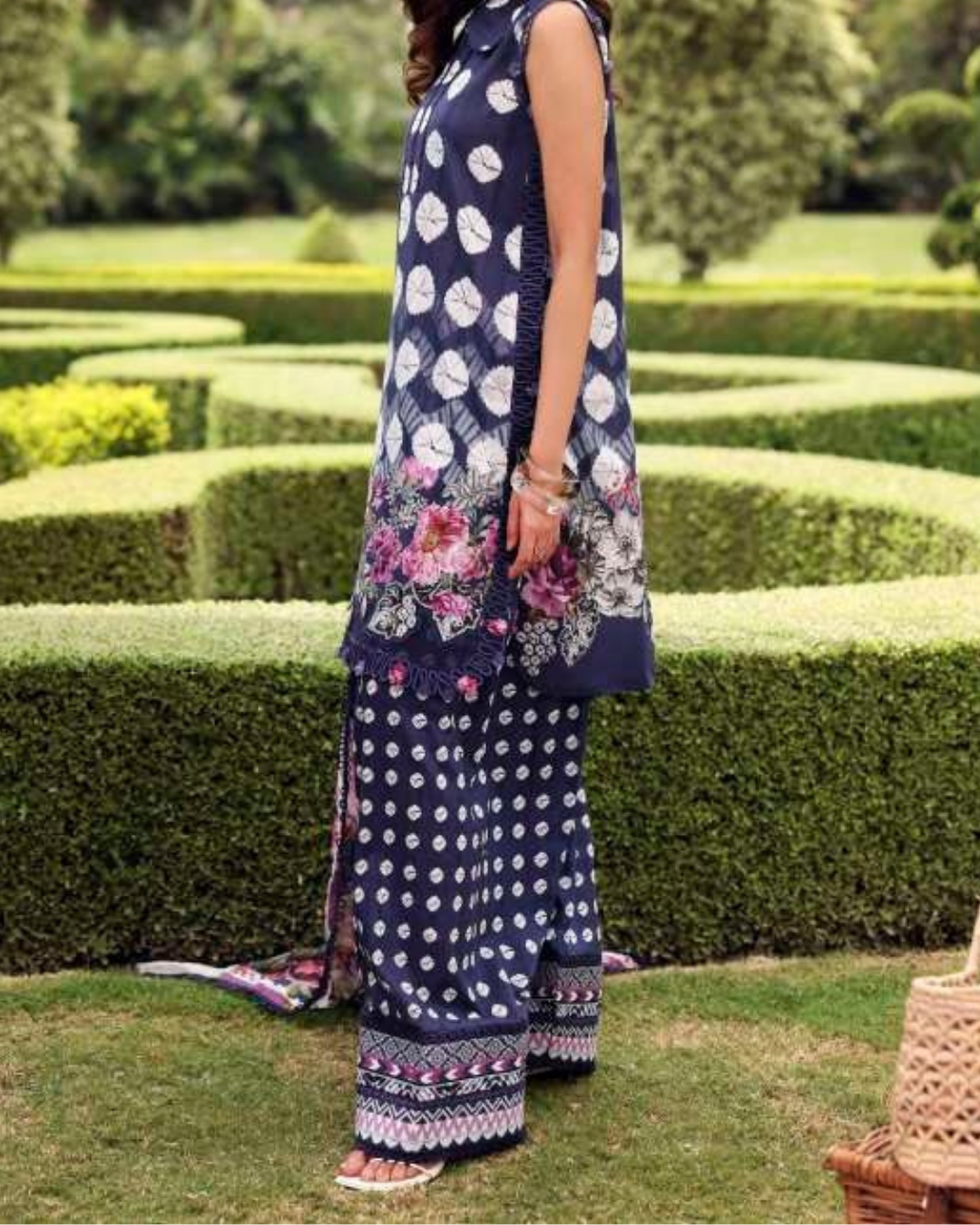 Elaf Belladore Prints Chiffon 26 Unstitched Premium 3 Piece Suit (EPA-1A)
