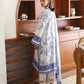 Roheenaz Éclat | Lilac Bloom | Unstitched 3 Piece Lawn Suit (Printed & Embroidered)