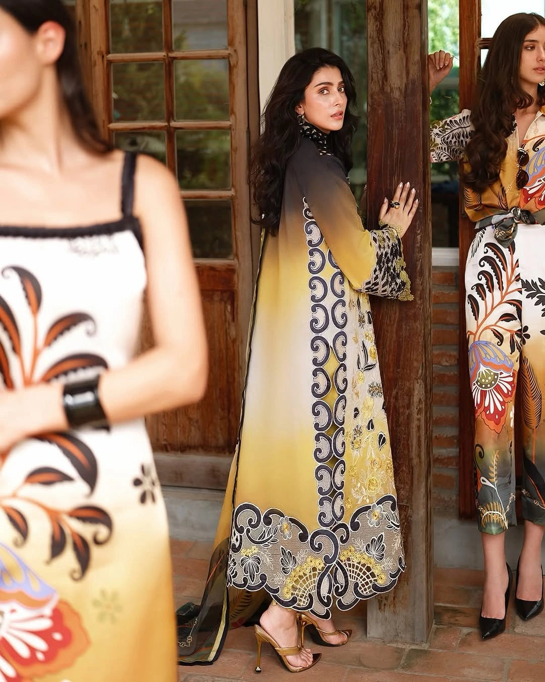 Mushq A Moi Luxury Lawn ’26 | Embroidered 3-Piece Unstitched Suit (Timeless Charm)