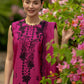 Rang Rasiya- Embroidered Lawn 3PC Unstitched Suit with Net Dupatta (Maya)