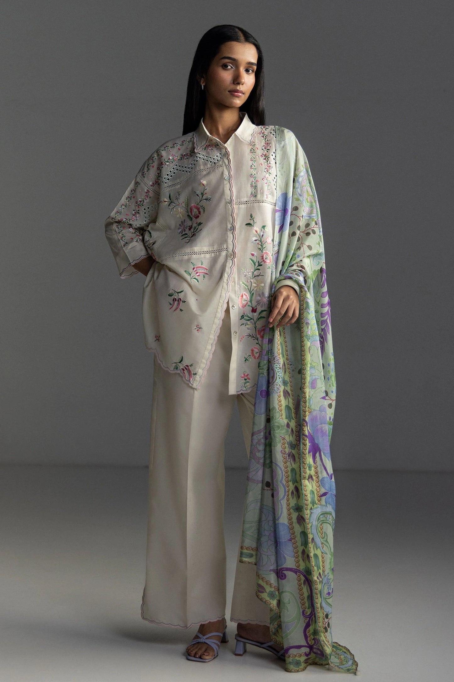 Coco By Zara Shahjahan Lawn 2026 – 3-Piece Embroidered Lawn Suit (Unstitched)SEREN-5A