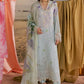 Nureh Embroidered & Printed Lawn paired Stitched 3 Piece Suit (NP-807)