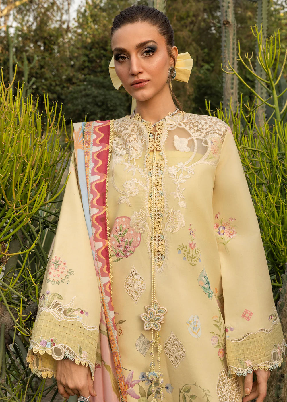 Saira Shakira by Bloom Unstitched Suite Lawn 26 (MAELLE 6-B)