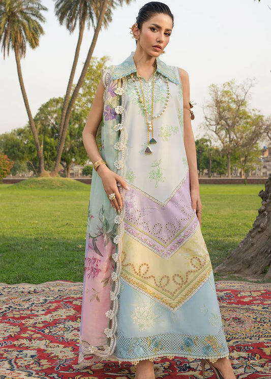 Saira Shakira by Bloom Unstitched Suite Lawn 26 (AVA 1A)