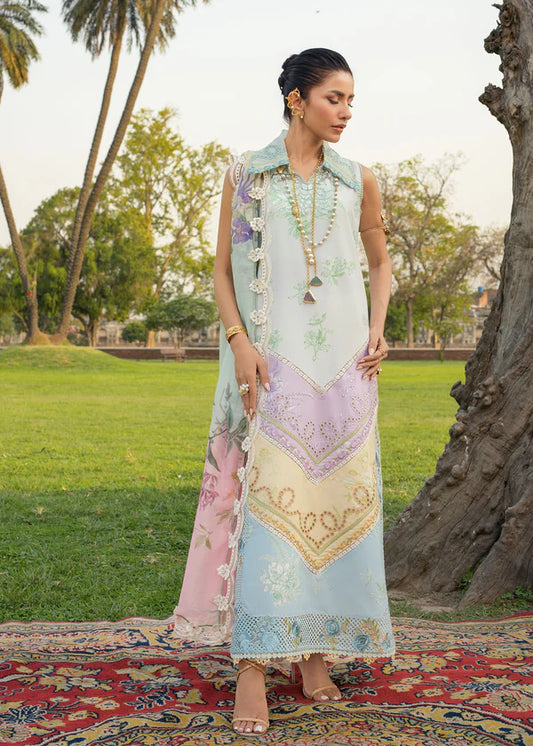 Saira Shakira by Bloom Unstitched Suite Lawn 26 (AVA 1A)