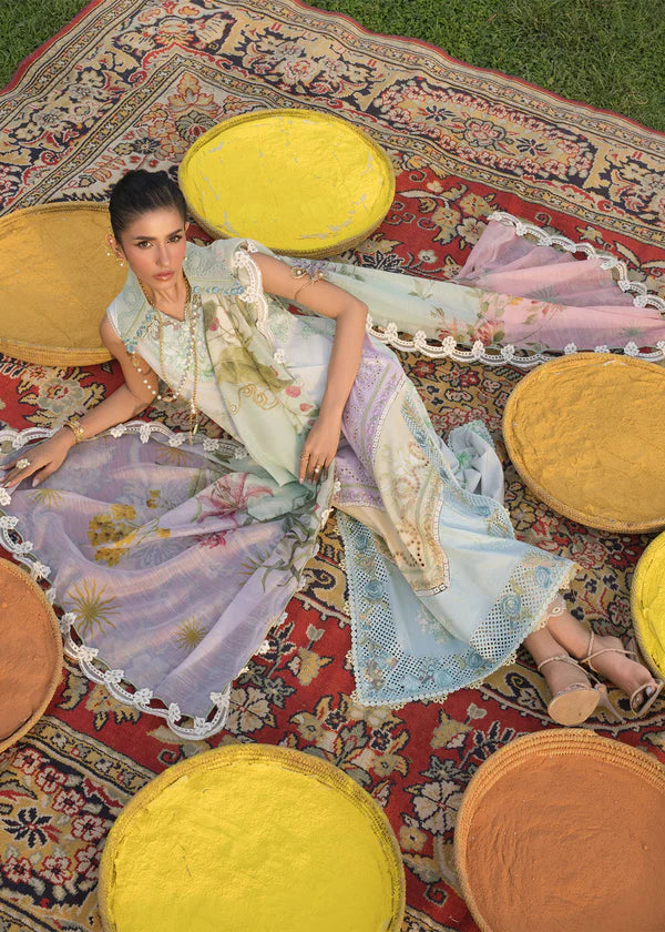 Saira Shakira by Bloom Unstitched Suite Lawn 26 (AVA 1A)