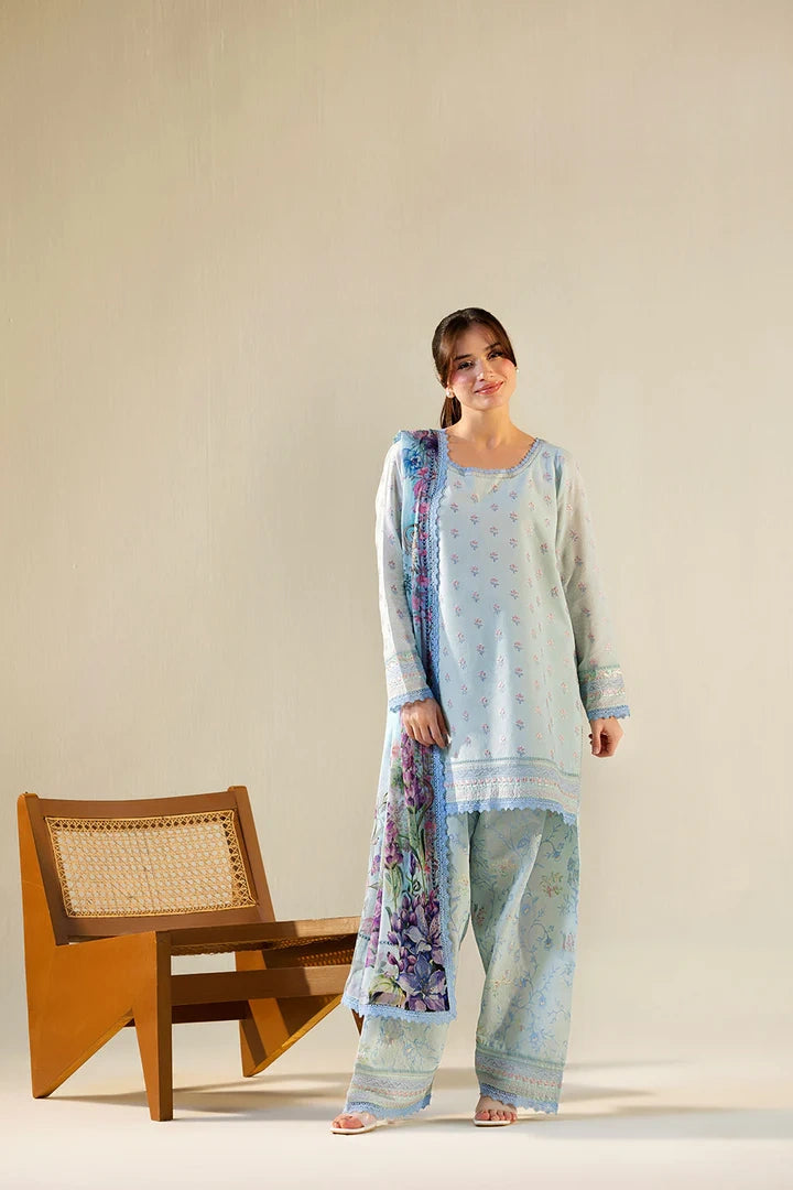 Sobia Nazir VITAL Embroidered 3 Piece Unstitched Lawn Suit (V-10B)